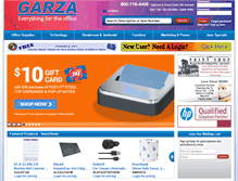 Tablet Screenshot of garzaindustries.com